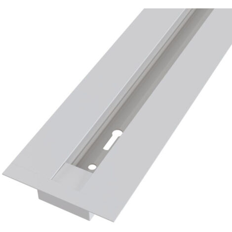 Binario In Alluminio Bianco 1 Metro