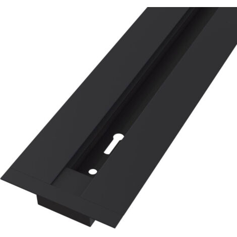 Binario In Alluminio Nero 1 Metro