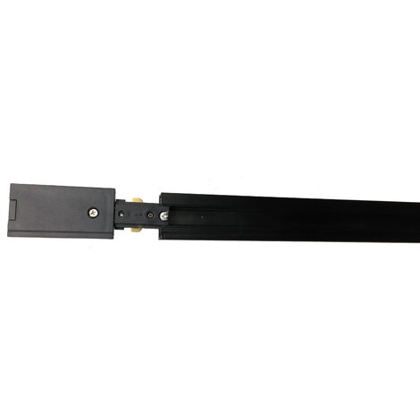 Binario LED Monofase 2m Nero per faretto a binario 220V BIN-MONO-2M-NERO