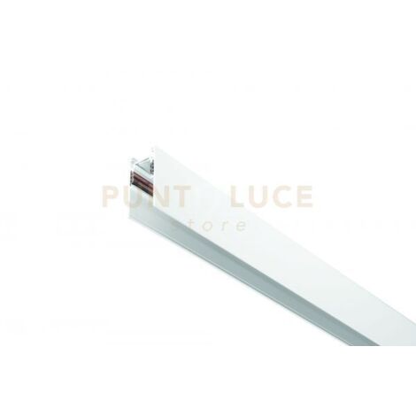 BINARIO MAGNETICO LINEARE A SUPERFICIE SEZIONABILE RETTANGOLARE BIANCO CM200