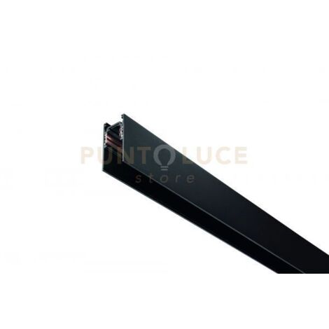 BINARIO MAGNETICO LINEARE A SUPERFICIE SEZIONABILE RETTANGOLARE NERO CM200