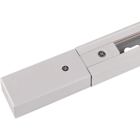 Binario monofase bianco 2 m in alluminio Polux 321800