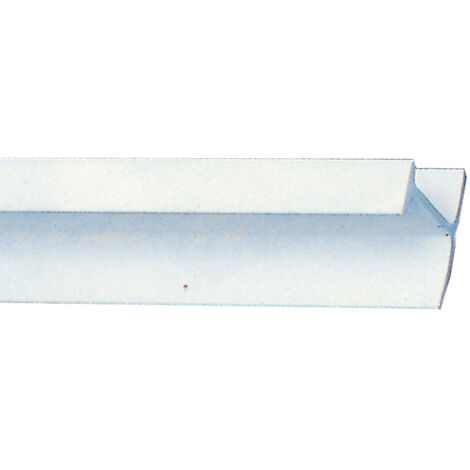 BINARIO PER TENDE A T IN PLASTICA 2,5 M BIANCO- 10,0 pz