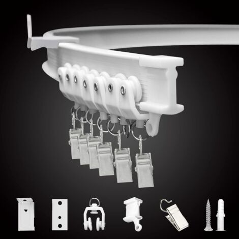 Binario Fissaggio Tende PVC - 1,5m Larghezza, Acciaio Inox | Per Strisce Tende E Separatori