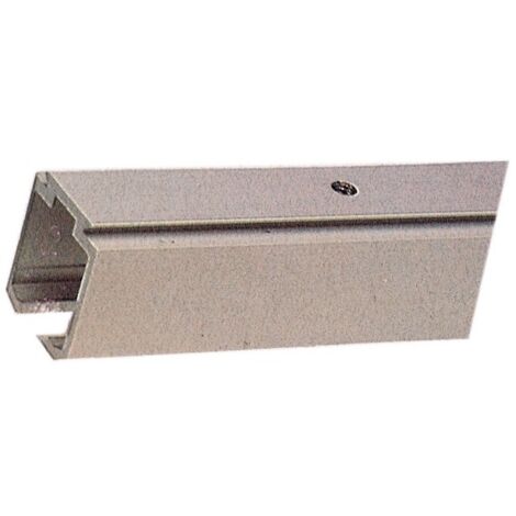 BINARIO PORTE SCORREVOLI ALLUM 30,8X32 MM DA 4 M
