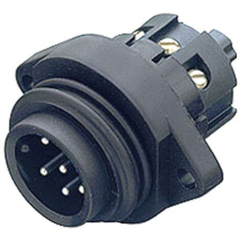 binder 09-0219-00-07 Rundstecker Stecker, Einbau Gesamtpolzahl: 6 + PE Serie (Rundsteckverbinder): 6