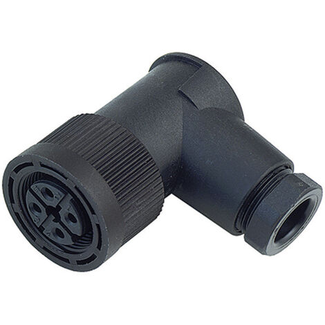 binder 09-0440-00-04 Sensor-/Aktor-Steckverbinder, unkonfektioniert M18 Buchse, gewinkelt  Polzahl S