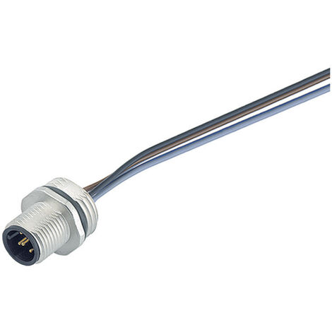 binder 09-3431-00-04 Sensor-/Aktor-Einbausteckverbinder M12 Stecker, Einbau Polzahl Sensoren: 4 1 S