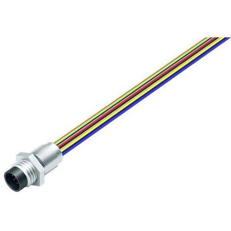 Binder  76 6019 0118 00012-0200 Connettore confezionato per sensore o attuatore M8 Spina verticale 1 pz.