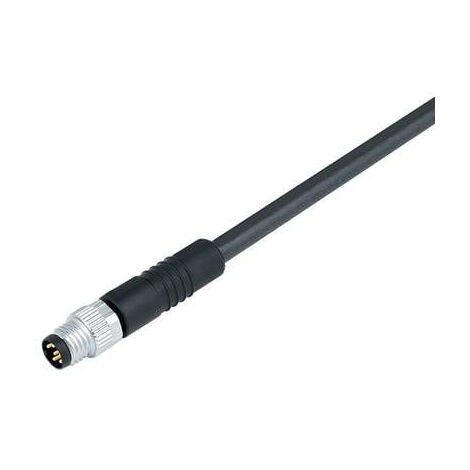 BINDER 77 3405 0000 50005-0200 CONNECTEUR NON CONFECTIONNÉ POUR CAPTEURS/ACTIONNEURS M8 MÂLE, DROIT 1 PC(S)