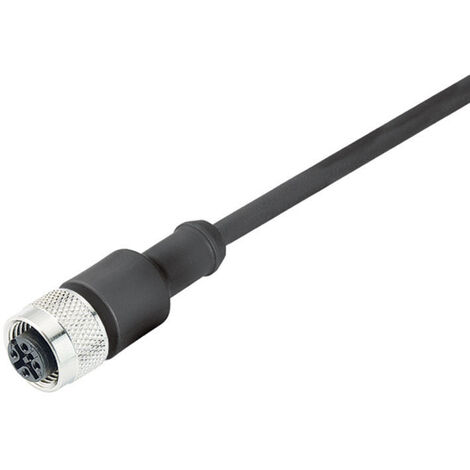 binder 79-3430-37-04 Sensor-/Aktor-Steckverbinder, konfektioniert M12 Buchse, gerade 5.00 m Polzahl