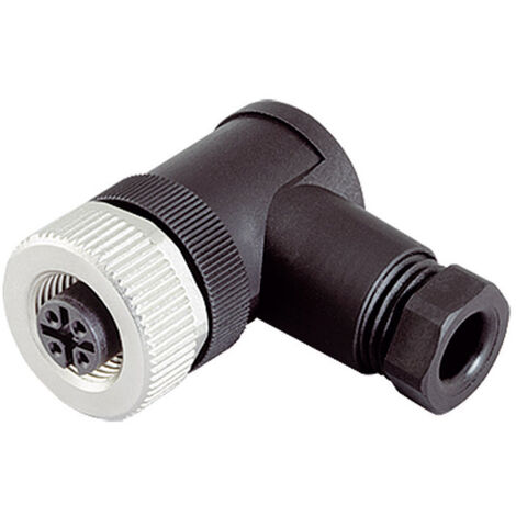 binder 99-0430-24-04 Sensor-/Aktor-Steckverbinder, unkonfektioniert M12 Buchse, gewinkelt  Polzahl S