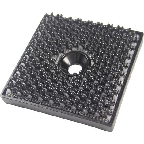 Binder Band 76768 Pastille carrée auto-agrippante à visser partie crochets (L x l) 32 mm x 32 mm noir 1 pc(s) S29871