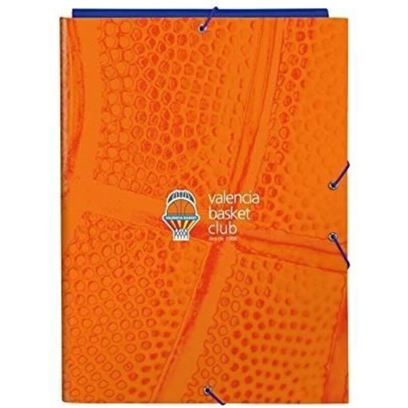 Binder - Safta - Valencia 512084068 - 3 flaps - Hard cover - Blue-Orange