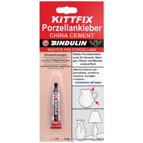 Bindulin Porzellankitt 5,5g 15 Stk