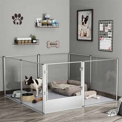 BINGO PAW BingoPaw XXL Large Dog Playpen Acrylic Enclosure Pet Animal Bunny Ferrets Dog Fence Cage