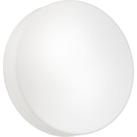 Binnie Applique Plafoniera Tonda Vetro Satinato LED 13W 2700K IP20 30cm - Rossini Group - Lampada circolare a LED