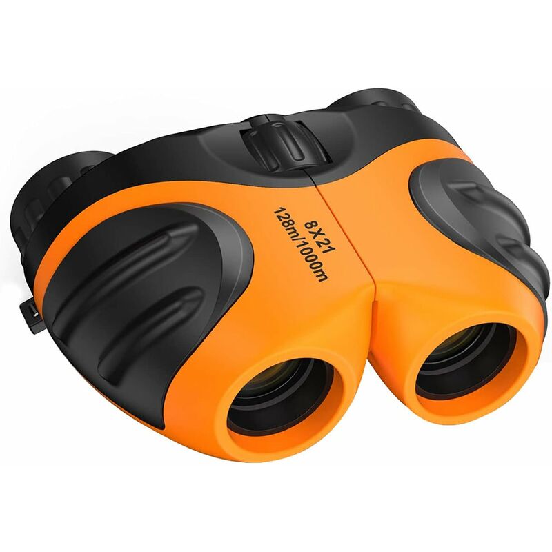 Binocolo da viaggio compatto antiurto 8x21, per