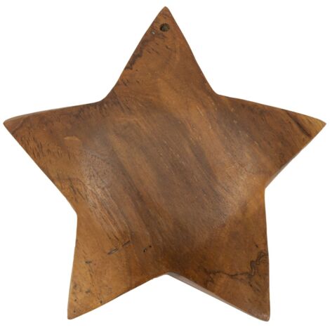 BINTANG SCULPTURE TEAK CM Ø 19X5