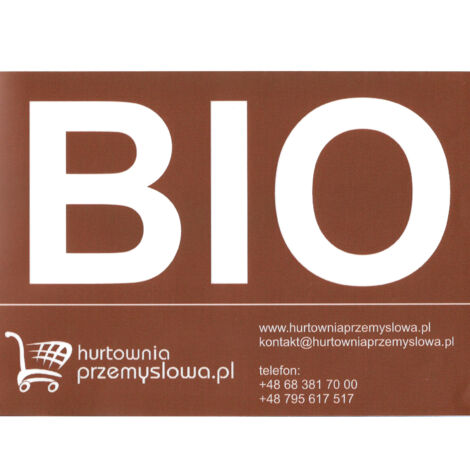 BIO-Aufkleber für einen Mülleimer, einen Eimer, einen Bioabfallbehälter, Lebensmittelabfälle