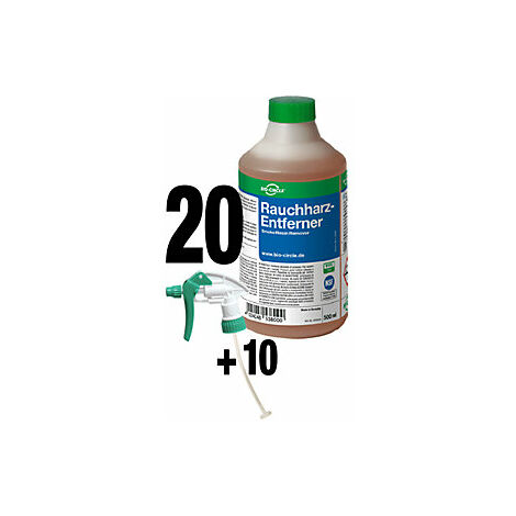 Rauchharz-Entferner Bio-Circle: VE 20 Stk + 10 Sprayer