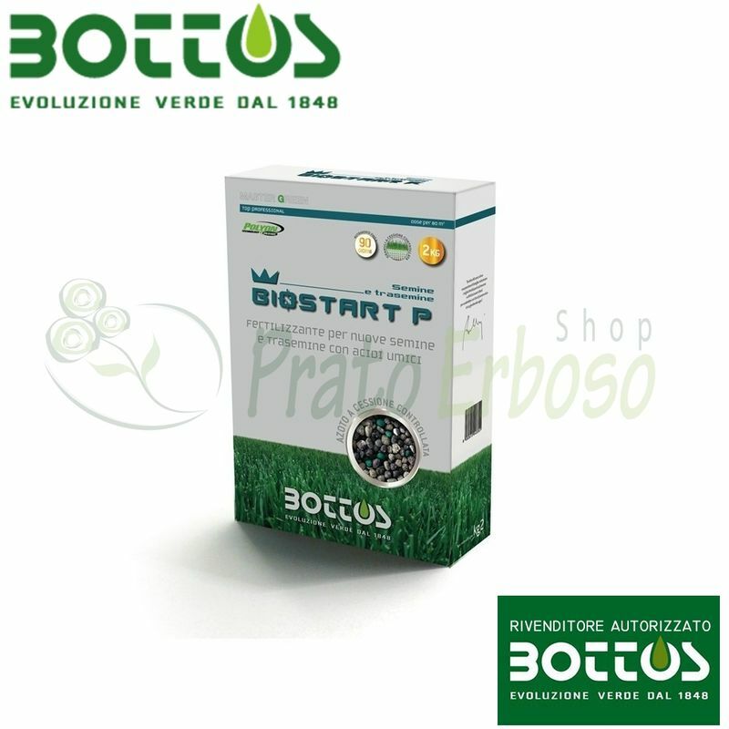 Bottos - Bio Commencer 12-20-15 - Engrais pour la pelouse de 2 Kg