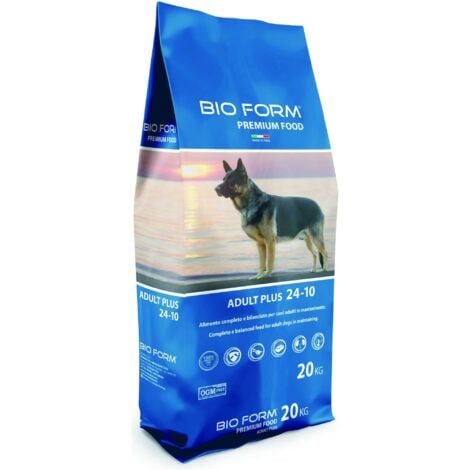 Bio Form CROCCHETTE PER CANI MEDIO/GRANDI ÃƒÂ¢Ã‚Â€Ã‚ÂœDOG ADULT PLUSÃƒÂ¢Ã‚Â€Ã‚Â  Proteine/Grassi 24-10% - sacco kg. 20