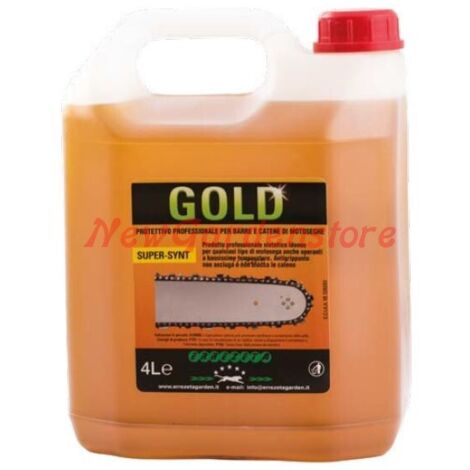 Bio GOLD huile de protection universelle pour tronçonneuse 4 lt