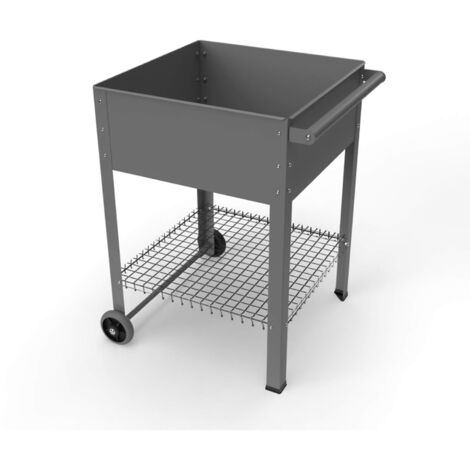Bio Green Fiore Carrello Steinfurt, Antracite, 55 x 55 x 80 cm, MBW