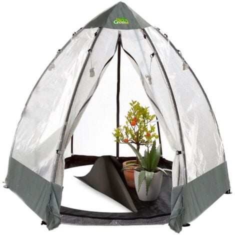 BIOGREEN Bio Green Überwinterungszelt Tropical Island L Ø 240 x 200 cm Schutzvlies