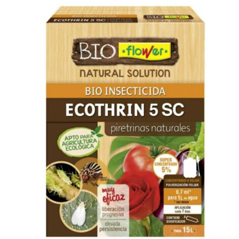 Bio insecticida ecothrin 5SC 10ml flower