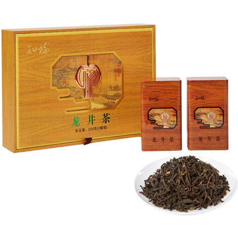 Bio-Longjing-Tee, geerntet vor Qingming, lose Blätter, Dragon Well Tee, 200 g