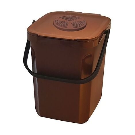 Seau à Compost pour déchets de Cuisine, Grand bac à Compost de 160 L, 360°  Poubelle rotative à Double Couche pour Toutes Les Saisons, composteur à