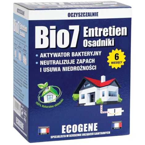 BIO7 ENTRETIEN OPERATION 480G preparación para tanques de sedimentación