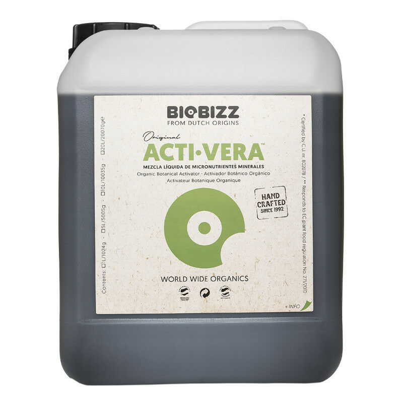 Stimulant à base d'aloé vera - Acti Vera 5L Biobizz