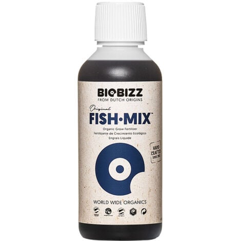 Biobizz - Fish Mix 250ml , engrais de poissons , croissance et floraison