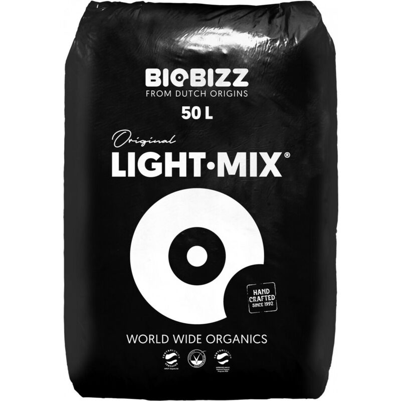 Light mix Terra, 50L, favorise la croissance vigoureuse des semis, des jeunes plantes et des boutures. - Biobizz