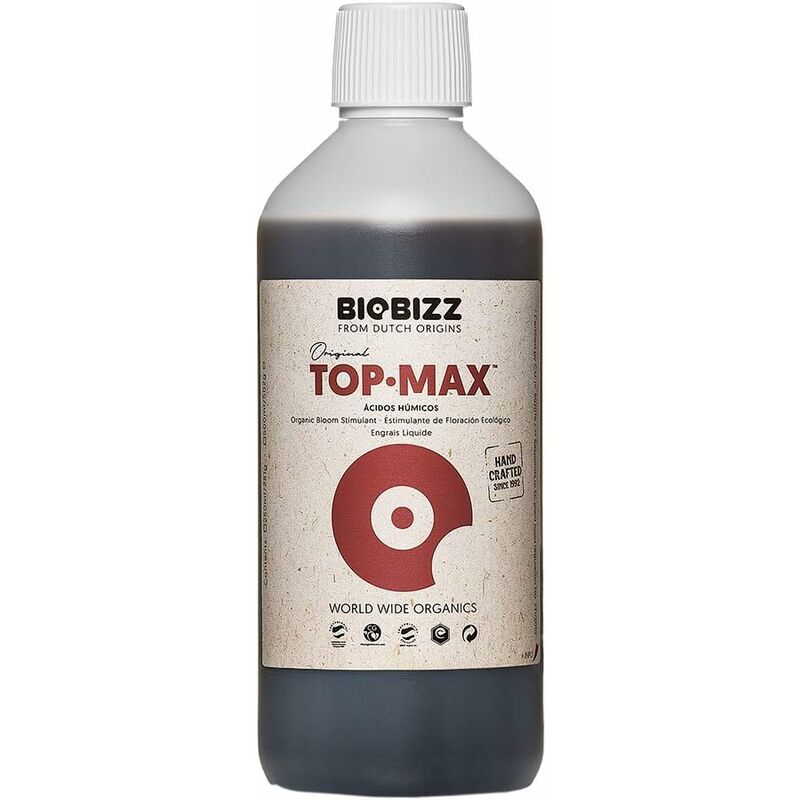 Biobizz Top Max (Bio) - Stimulateur de floraison, Stimulateur de racines 500ml