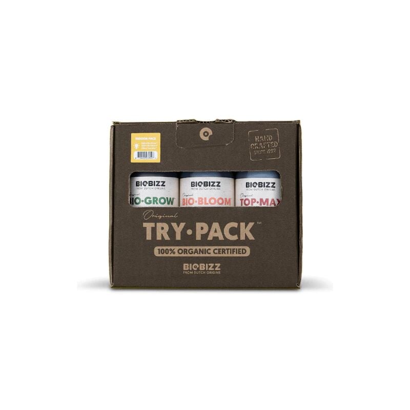 Try·Pack - Indoor Pack 3 x 250ml organic plant nutrients - Biobizz