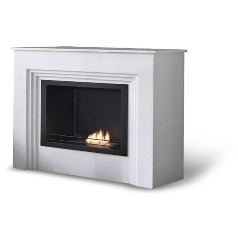 Biocamino diseño de suelo bioetanol blanco 96 x 35 x h 96 cm