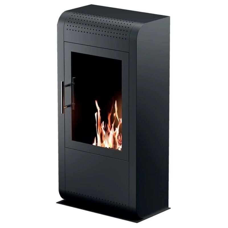Biocamino Da Pavimento Tecno Air System ruby Modello Giga Nero, 3 Kw