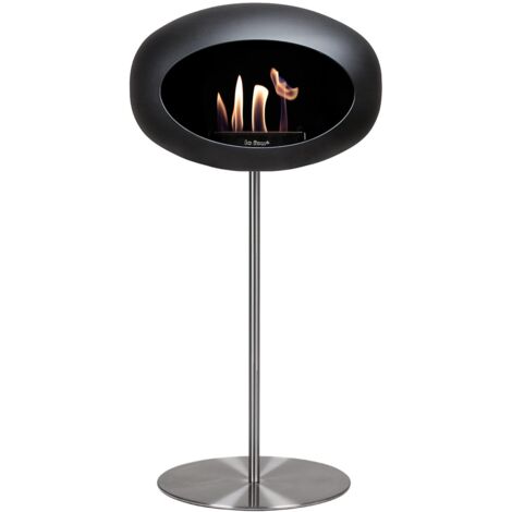 Biochimenea de suelo Le Feu - Steel High - Cúpula Negra