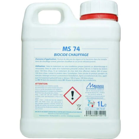 Biocide pour circuit de chauffage, 1 litre