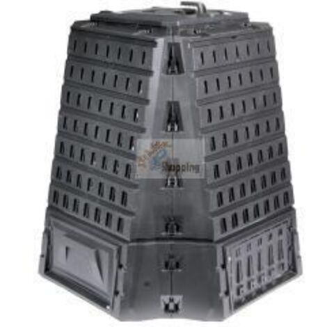 BIOCOMPO COMPOST BIN 900 L NERO - PP-IKBI900CZ