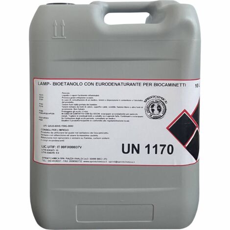 Bioetanolo Combustibile Bio Per Stufe E Camini - 10 Litri