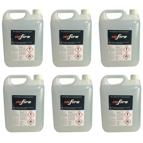 4X5LT BIOETANOLO COMBUSTIBILE LIQUIDO ECOLOGICO NATURALE INODORE CAMINO +  POMPA MANUALE OMAGGIO