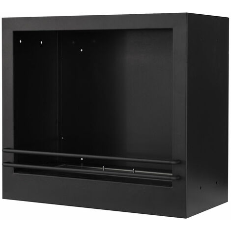Bioethanol-Kamin-Einsatz mit Einbau-Brenner 58x28xH52