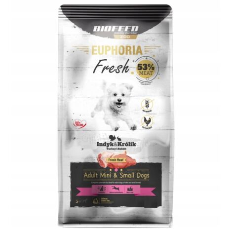 Biofeed Euphoria Fresh nourriture sèche 8kg pour petits chiens