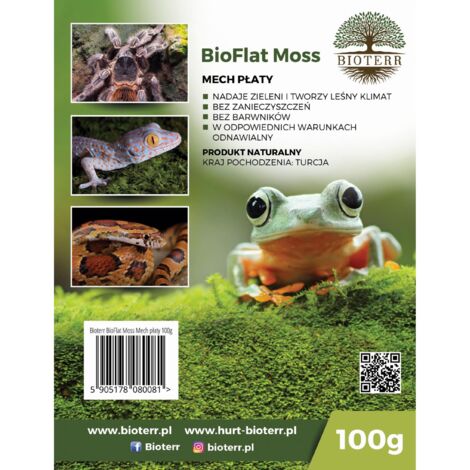 BioFlat Moss Fogli di muschio 100g