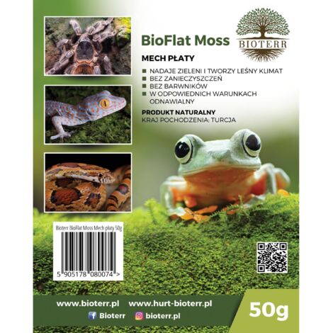 BioFlat Moss Moosblätter 50g